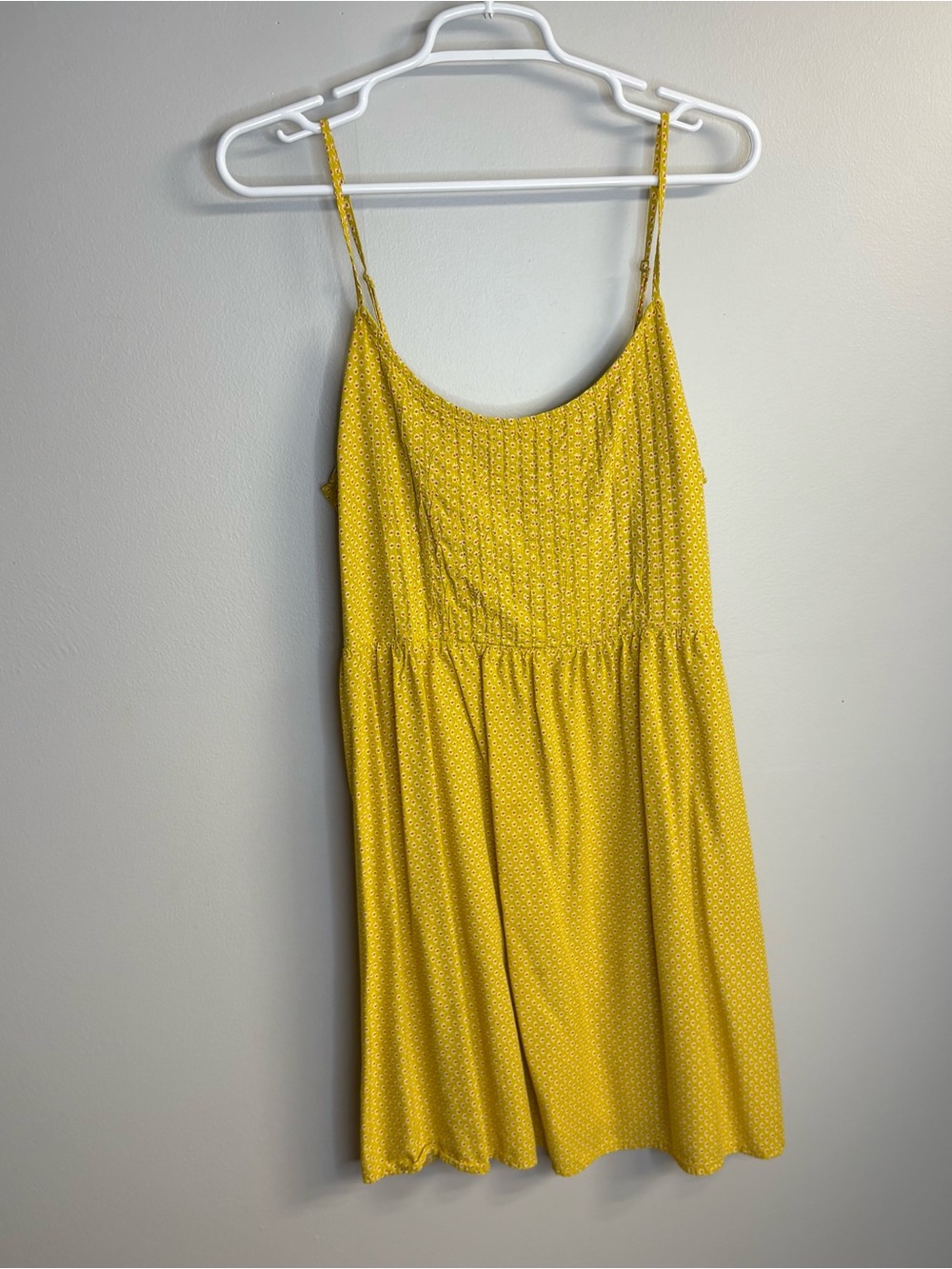 Yellow Spaghetti Strap Sundress